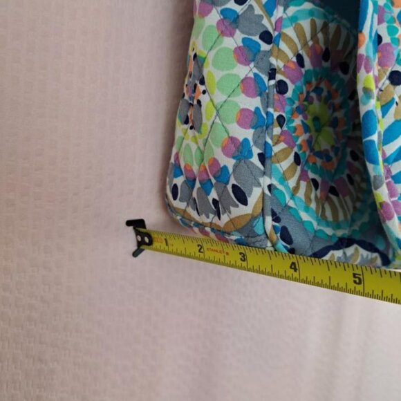 Vera Bradley Grand Hanging Organizer Travel Cosmetics Handles Sunny Medallion - Picture 4 of 12
